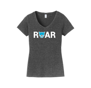 WAES-Womens Fan Favorite V-Neck Tee On-Demand Roar Logo