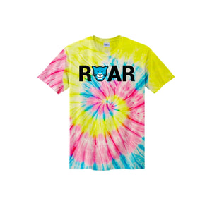 WAES-Youth Unisex Tie-Dye Shirt On-Demand Roar Logo