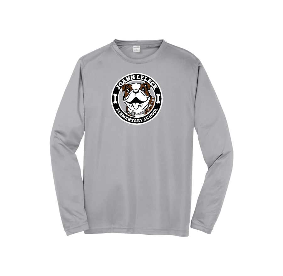 JoAnn Leleck Elementary Spirit Wear 2024-25 On Demand-Adult Unisex Dri-Fit Long Sleeve Tee On-Demand Circle Logo