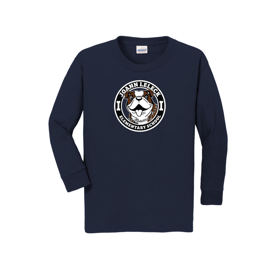 JoAnn Leleck Elementary Spirit Wear 2024-25 On Demand-Youth Unisex Long Sleeve Tee On-Demand Circle Logo