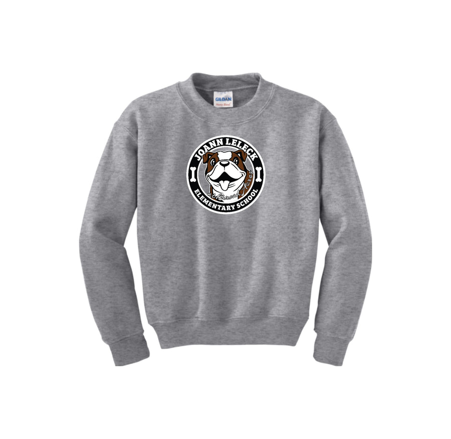 JoAnn Leleck Elementary Spirit Wear 2024-25 On Demand-Youth Unisex Crewneck Sweatshirt On-Demand Circle Logo