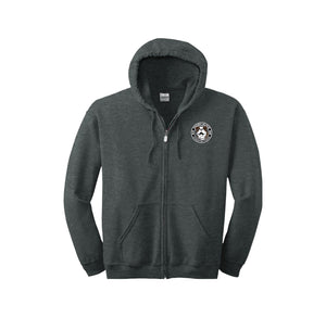 JoAnn Leleck Elementary Spirit Wear 2024-25 On Demand-Adult Unisex Full-Zip Hooded Sweatshirt On-Demand Circle Logo