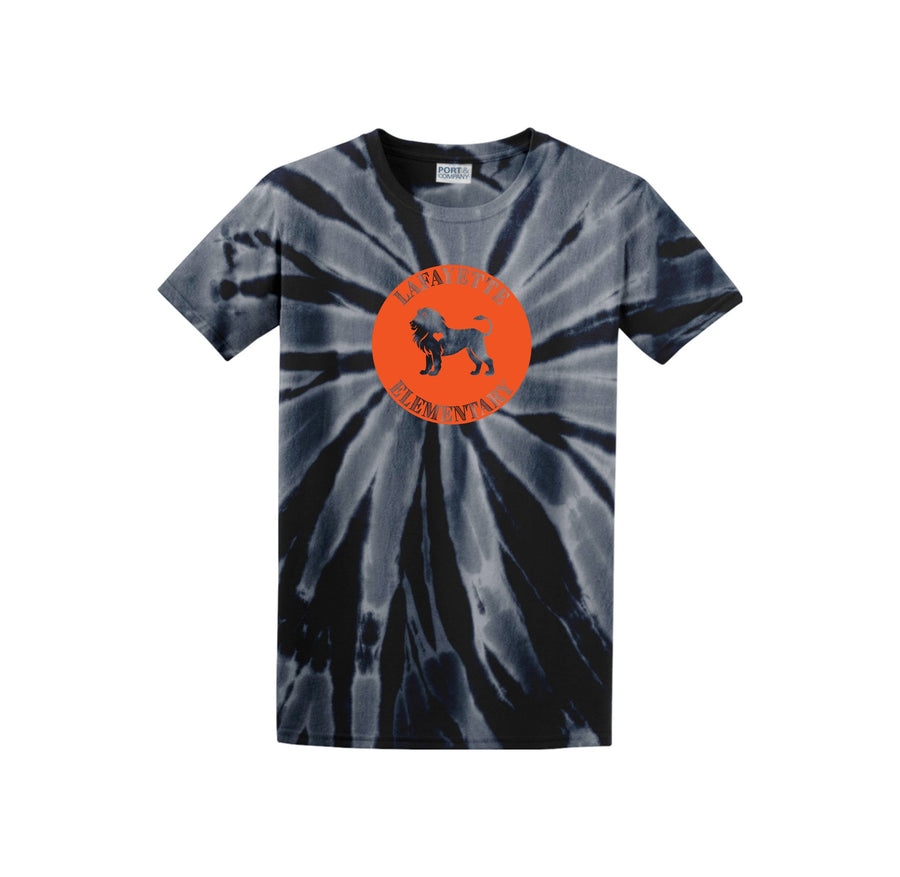 Lafayette Elementary-Adult Unisex Tie-Dye Shirt On-Demand Circle Logo