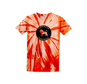 Lafayette Elementary-Adult Unisex Tie-Dye Shirt On-Demand Circle Logo