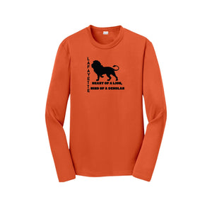 Lafayette Elementary-Youth Unisex Dri-Fit Long Sleeve Tee On-Demand Silhouette Logo