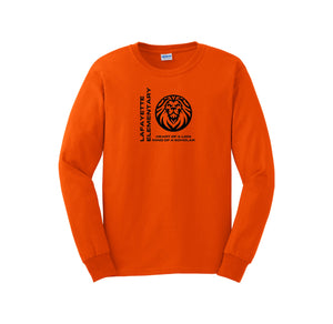 Lafayette Elementary-Adult Unisex Long Sleeve Tee On-Demand Lion Logo