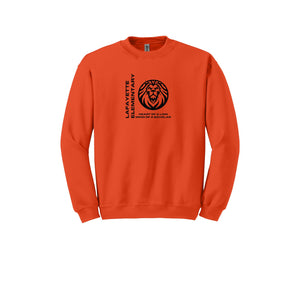 Lafayette Elementary-Adult Unisex Crewneck Sweatshirt On-Demand Lion Logo