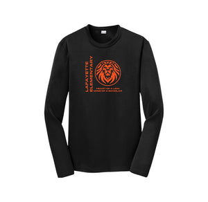 Lafayette Elementary-Youth Unisex Dri-Fit Long Sleeve Tee On-Demand Lion Logo