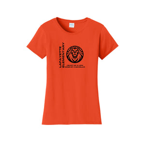 Lafayette Elementary-Womens Fan Favorite Tee On-Demand Lion Logo