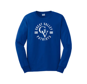 Great Valley High School On Demand-Adult Unisex Long Sleeve Tee On-Demand Stripe Logo