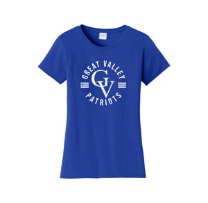 Great Valley High School On Demand-Womens Fan Favorite Tee On-Demand Stripe Logo