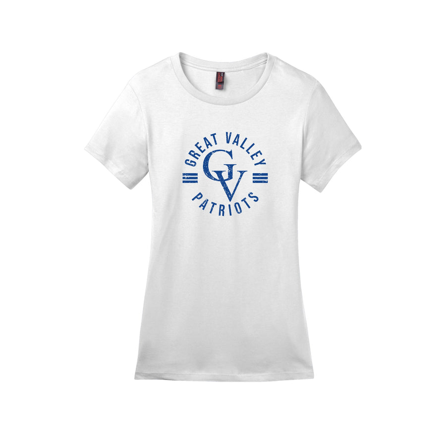 Great Valley High School On Demand-Womens Premium Tee On-Demand Stripe Logo