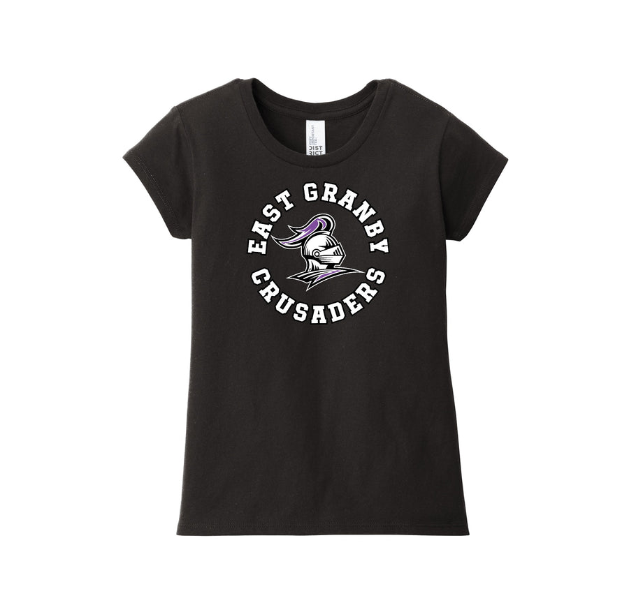 Allgrove & Seymour On Demand-Girls Youth Premium Tee On-Demand Circle Logo