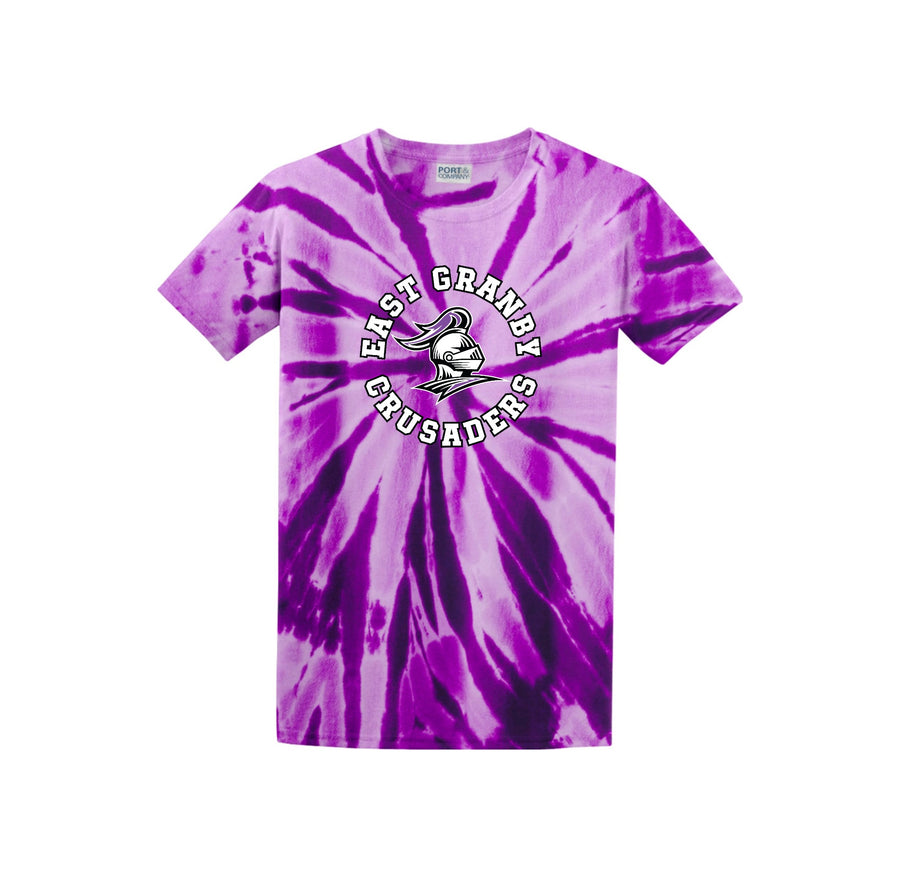 Allgrove & Seymour Spirit Wear 2024-25 On Demand-Adult Unisex Tie-Dye Shirt On-Demand Circle Logo