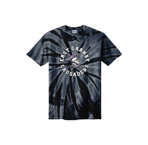 Allgrove & Seymour Spirit Wear 2024-25 On Demand-Youth Unisex Tie-Dye Shirt On-Demand Circle Logo