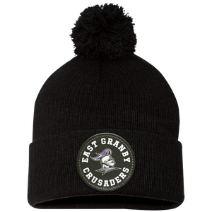 Allgrove & Seymour On Demand-SP15 Pom Pom Knit Cap - Circle Patch