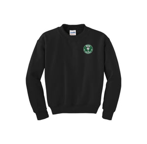 Glenoaks Elementary-Youth Unisex Crewneck Sweatshirt On-Demand Left Chest Logo