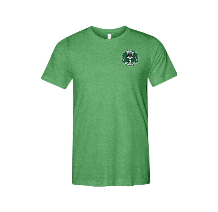 Glenoaks Elementary-Adult Unisex Bella+Canvas Triblend Short Sleeve Tee On-Demand Left Chest Logo