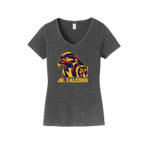 Falcon Ridge Elementary-Womens Fan Favorite V-Neck Tee On-Demand falcon