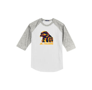 Falcon Ridge Elementary-Youth Unisex Baseball Tee On-Demand falcon