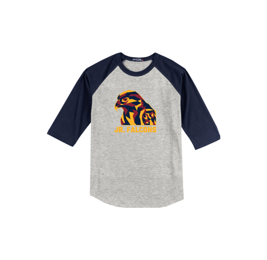 Falcon Ridge Elementary-Adult Unisex Baseball Tee On-Demand falcon