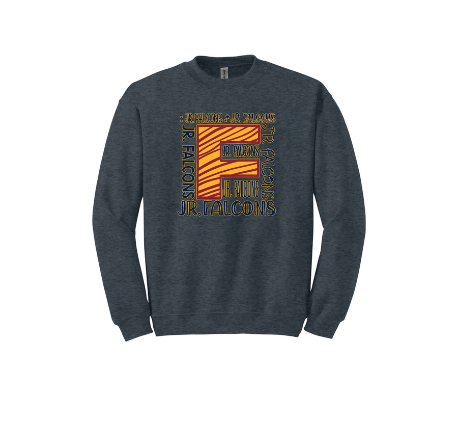 Falcon Ridge Elementary-Adult Unisex Crewneck Sweatshirt On-Demand BIG F