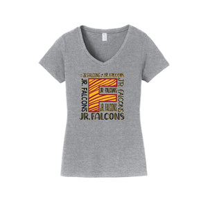 Falcon Ridge Elementary-Womens Fan Favorite V-Neck Tee On-Demand BIG F