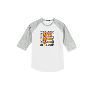 Falcon Ridge Elementary-Adult Unisex Baseball Tee On-Demand BIG F