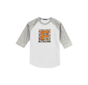 Falcon Ridge Elementary-Youth Unisex Baseball Tee On-Demand BIG F