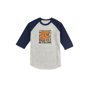 Falcon Ridge Elementary-Youth Unisex Baseball Tee On-Demand BIG F