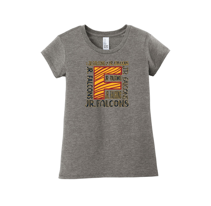 Falcon Ridge Elementary-Girls Youth Premium Tee On-Demand BIG F