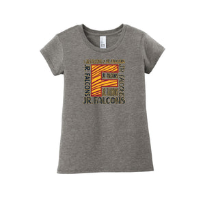 Falcon Ridge Elementary-Girls Youth Premium Tee On-Demand BIG F