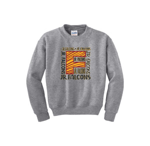 Falcon Ridge Elementary-Youth Unisex Crewneck Sweatshirt On-Demand BIG F