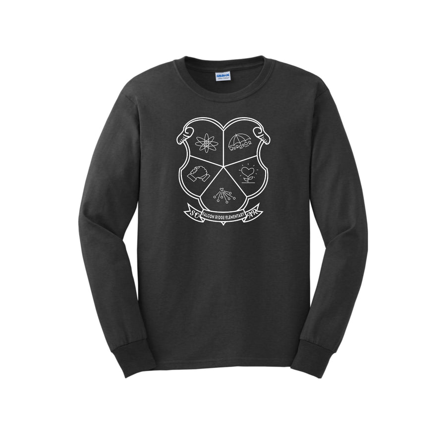 Falcon Ridge Elementary-Adult Unisex Long Sleeve Tee On-Demand CREST