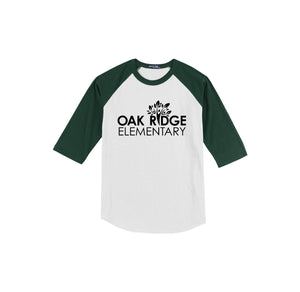 Oak Ridge Elm-Youth Unisex Baseball Tee On-Demand Oak