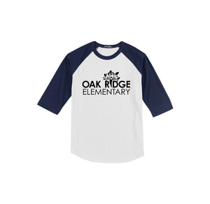 Oak Ridge Elm-Youth Unisex Baseball Tee On-Demand Oak