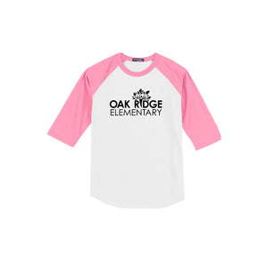 Oak Ridge Elm-Adult Unisex Baseball Tee On-Demand Oak