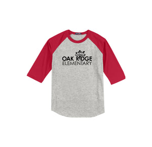 Oak Ridge Elm-Adult Unisex Baseball Tee On-Demand Oak