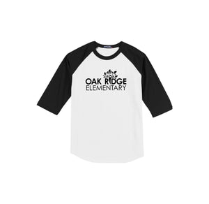 Oak Ridge Elm-Adult Unisex Baseball Tee On-Demand Oak