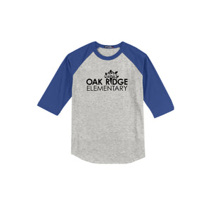 Oak Ridge Elm-Adult Unisex Baseball Tee On-Demand Oak