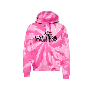 Oak Ridge Elm-Adult Unisex Tie-Dye Pullover Hooded Sweatshirt On-Demand Oak