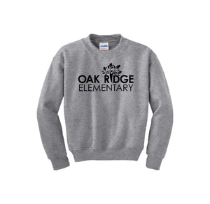 Oak Ridge Elm-Youth Unisex Crewneck Sweatshirt On-Demand Oak