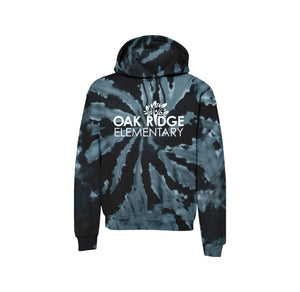 Oak Ridge Elm-Adult Unisex Tie-Dye Pullover Hooded Sweatshirt On-Demand Oak