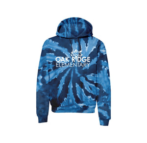 Oak Ridge Elm-Adult Unisex Tie-Dye Pullover Hooded Sweatshirt On-Demand Oak