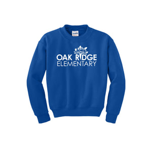 Oak Ridge Elm-Youth Unisex Crewneck Sweatshirt On-Demand Oak