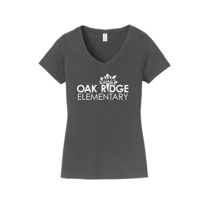 Oak Ridge Elm-Womens Fan Favorite V-Neck Tee On-Demand Oak