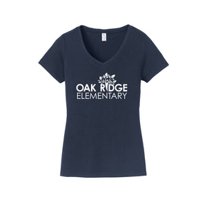 Oak Ridge Elm-Womens Fan Favorite V-Neck Tee On-Demand Oak