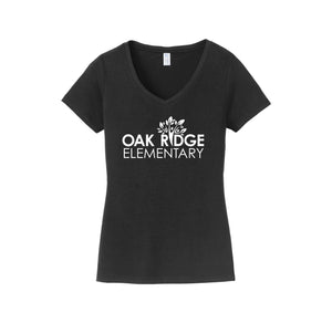 Oak Ridge Elm-Womens Fan Favorite V-Neck Tee On-Demand Oak