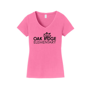 Oak Ridge Elm-Womens Fan Favorite V-Neck Tee On-Demand Oak