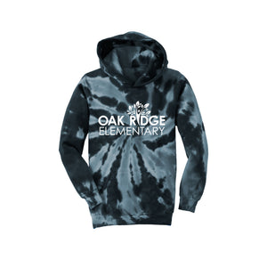 Oak Ridge Elm-Youth Tie-Dye Pullover Hooded Sweatshirt On-Demand Oak